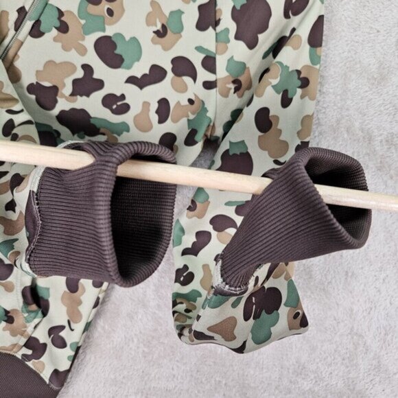 Burton Snowboards Hoodie Full Zip Sweatshirt Camouflage Long Sleeve Women's Sz S - Picture 7 of 10